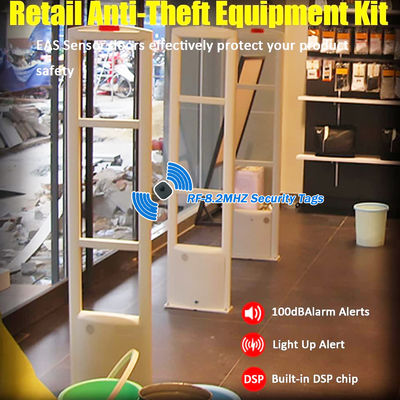 Pacaba 8.2MHz RF EAS System Ivory White Anti Theft Alarm System