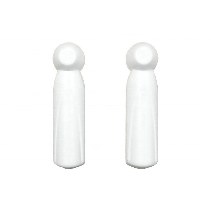 White Retail Store EAS 58KHz AM Security Hard Tag 51mm