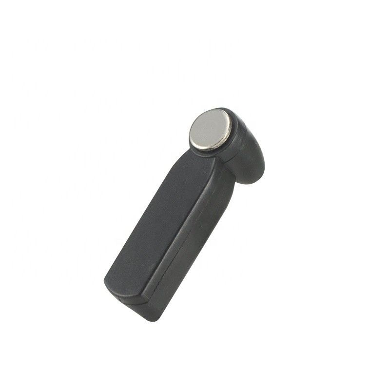 46mm EAS 58KHz Hard AM Security Tags Black ABS For Supermarket Clothing Store