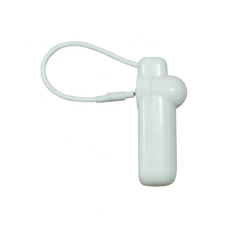 Retail Store EAS 8.2MHz Hard RF Security Tag White With Steel Wire