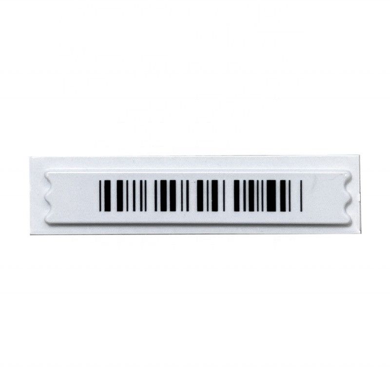 EAS 58KHz Security AM Soft Label  45 X 11 X 2mm Pure Bar Code
