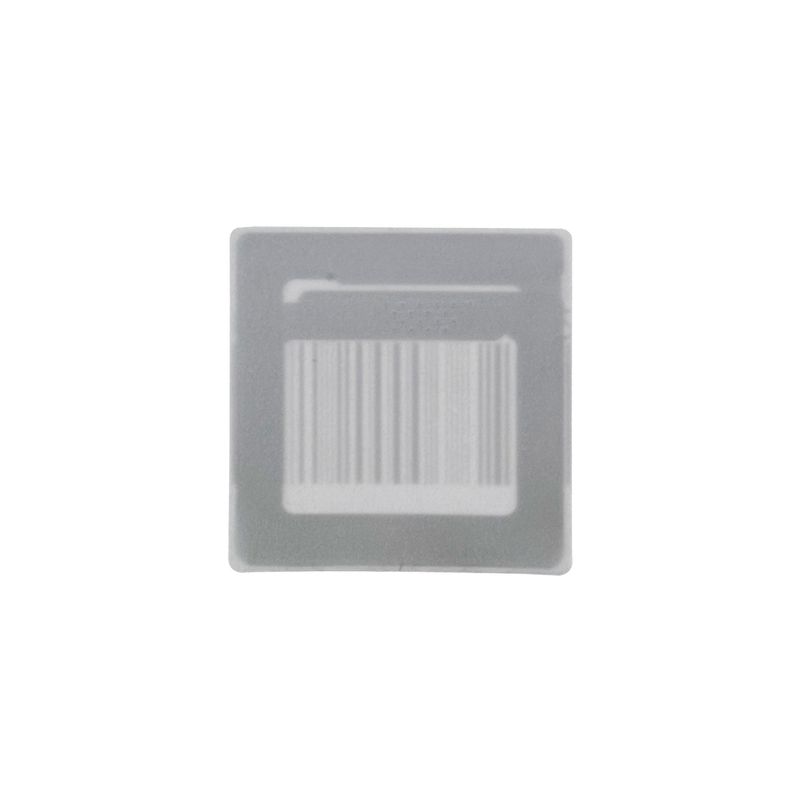 Retail Store EAS 8.2MHz RF Soft Security Tags 40 X 40mm With Bar Code Anti Human Shielding