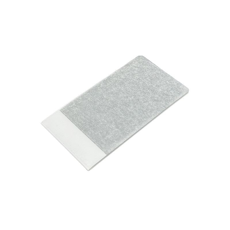 Anti Metal Shield Security RFID Soft Label Silver Customizable Chip Code